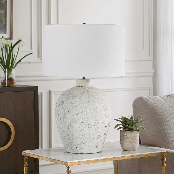 American Home Furniture Uttermost Karena Ivory Table Lamp