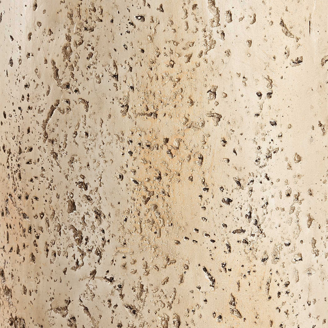 American Home Furniture Uttermost Maury Travertine Table Lamp