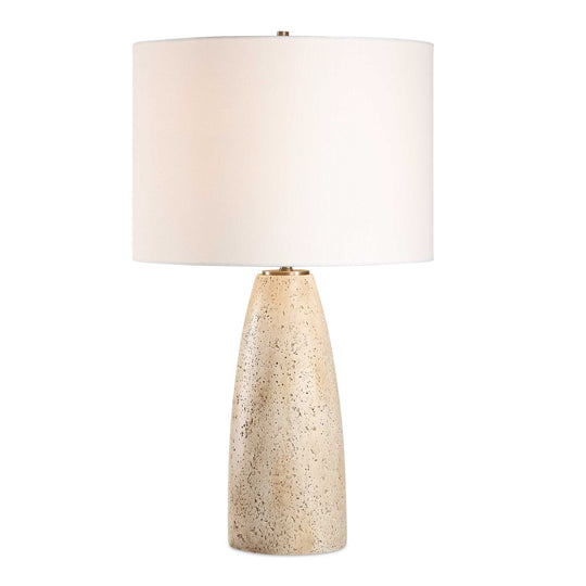 American Home Furniture Uttermost Maury Travertine Table Lamp