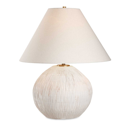 American Home Furniture Uttermost Meryl Aged White Table Lamp