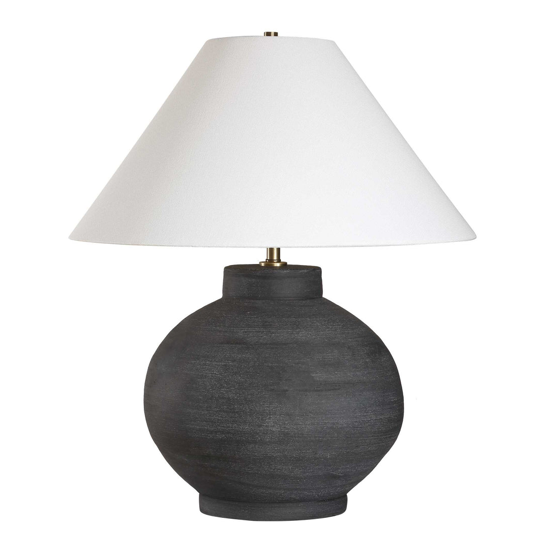 American Home Furniture Uttermost Tramore Rustic Charcoal Table Lamp