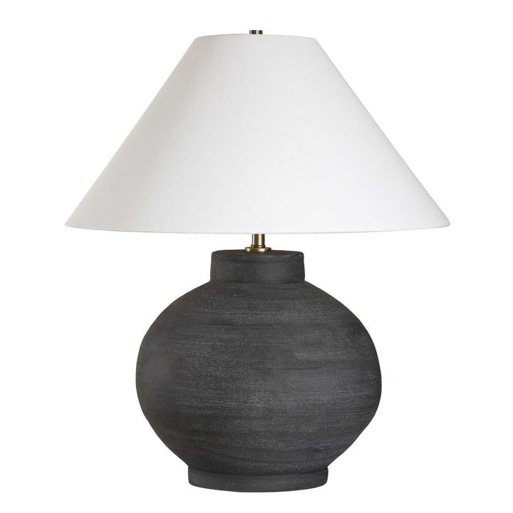 American Home Furniture Uttermost Tramore Rustic Charcoal Table Lamp