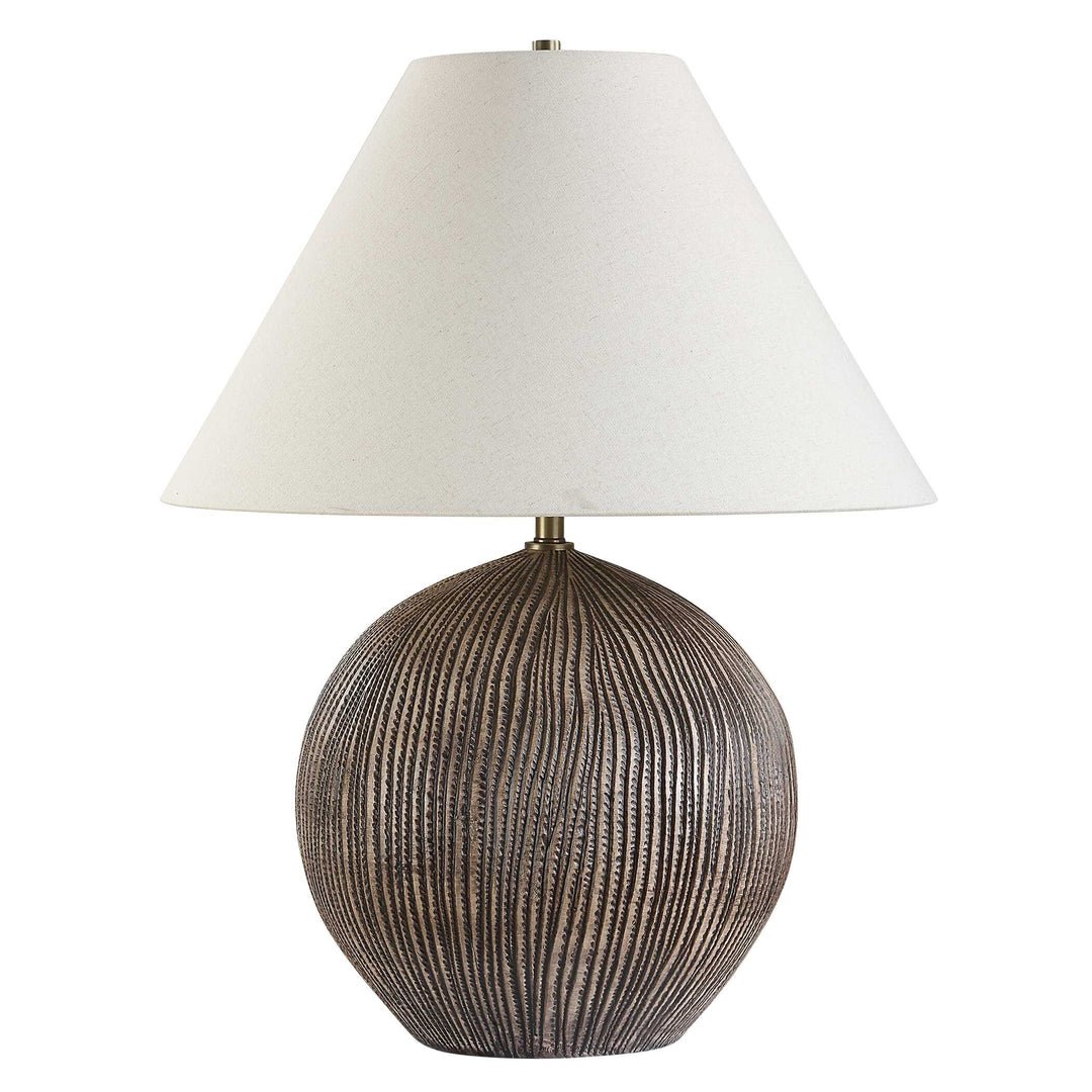 American Home Furniture Uttermost Sayre Dark Brown Table Lamp