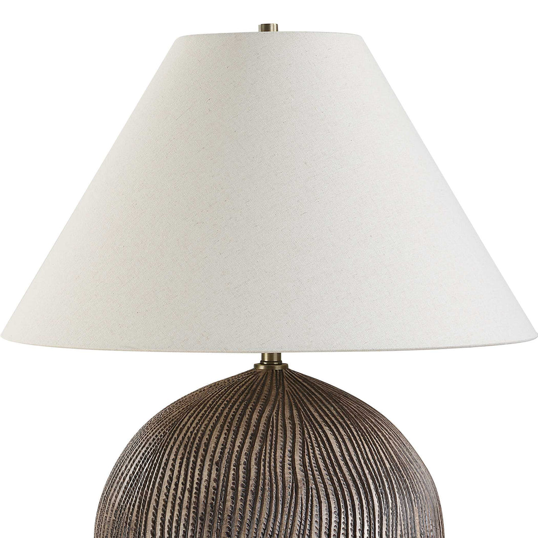 American Home Furniture Uttermost Sayre Dark Brown Table Lamp