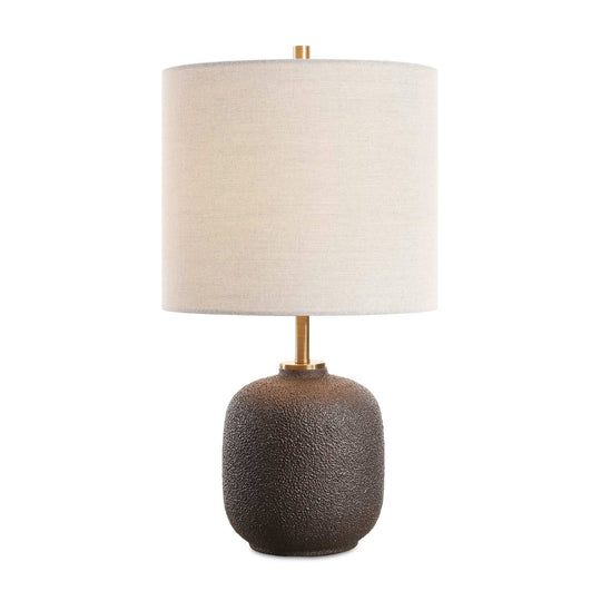 American Home Furniture Uttermost Blacktop Textured Buffet Lamp
