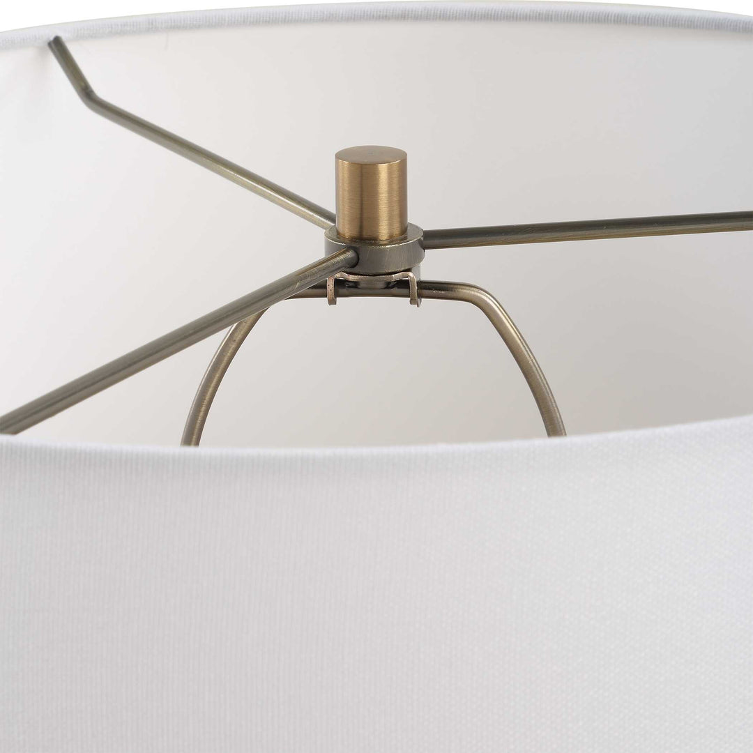 American Home Furniture Uttermost Acosta Ribbed Table Lamp