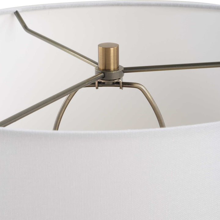 American Home Furniture Uttermost Acosta Ribbed Table Lamp