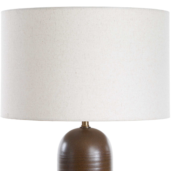 American Home Furniture Uttermost Trexler Brown Table Lamp