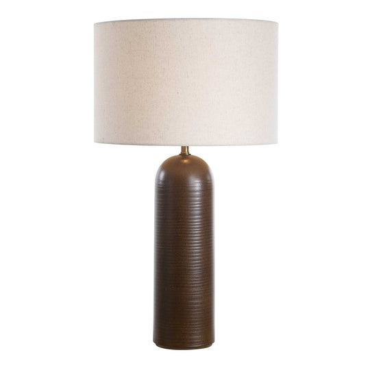 American Home Furniture Uttermost Trexler Brown Table Lamp
