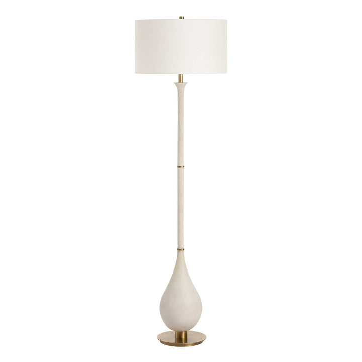 American Home Furniture Uttermost Dewdrop Ivory Floor Lamp