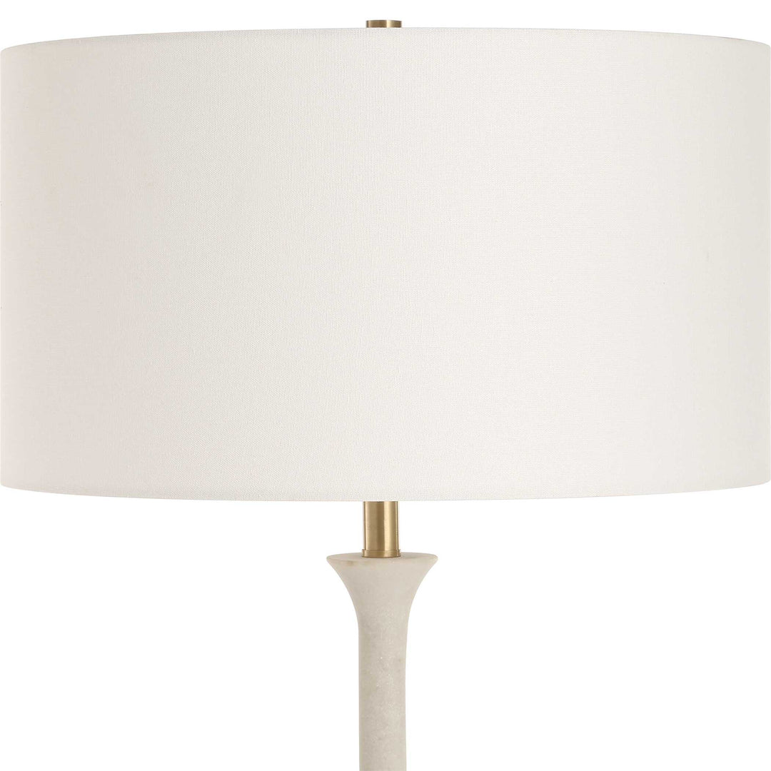 American Home Furniture Uttermost Dewdrop Ivory Floor Lamp