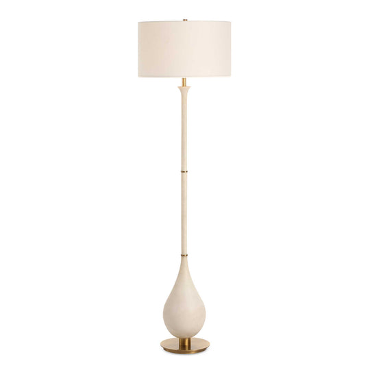 American Home Furniture Uttermost Dewdrop Ivory Floor Lamp
