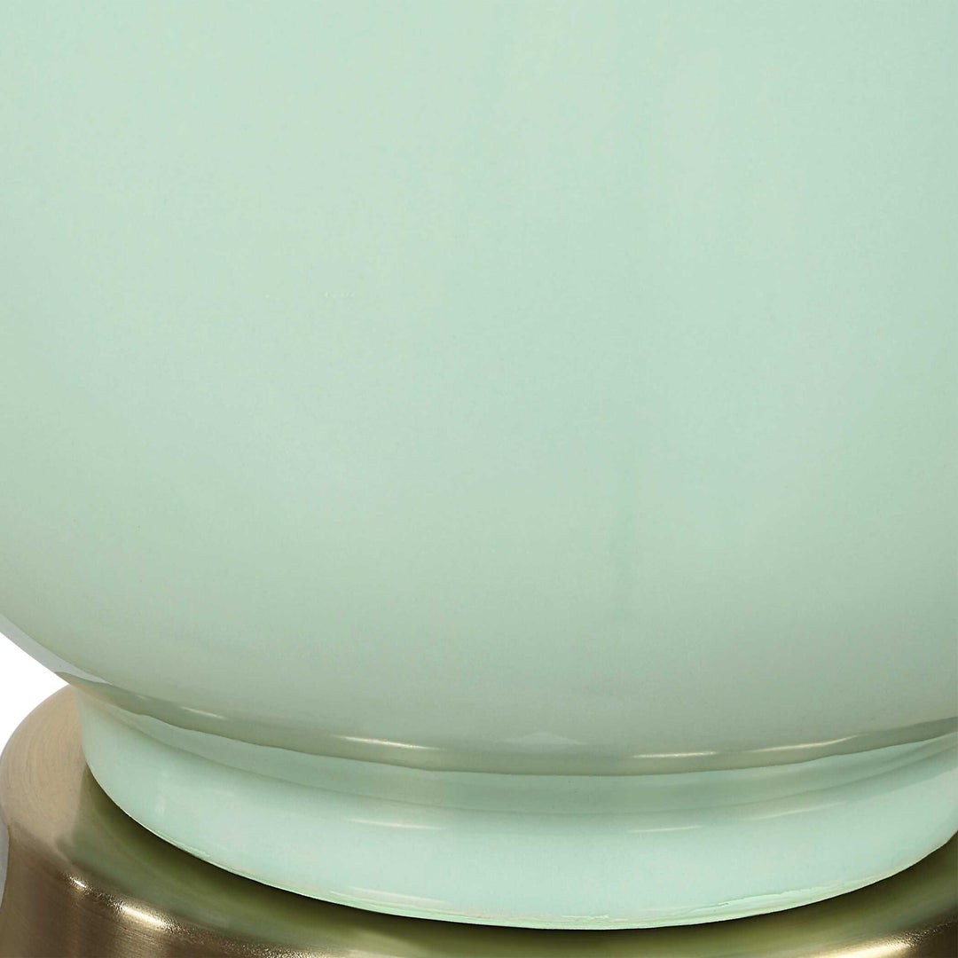 American Home Furniture Uttermost Kyla Mint Green Table Lamp
