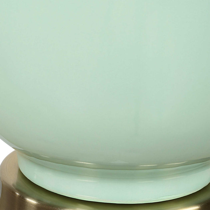 American Home Furniture Uttermost Kyla Mint Green Table Lamp