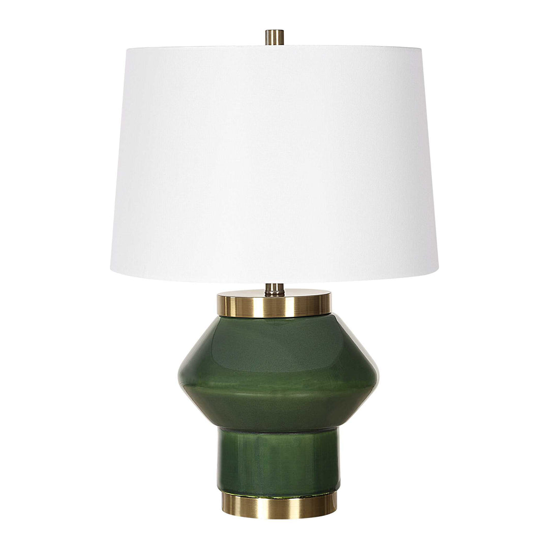 American Home Furniture Uttermost Tayson Jade Green Table Lamp