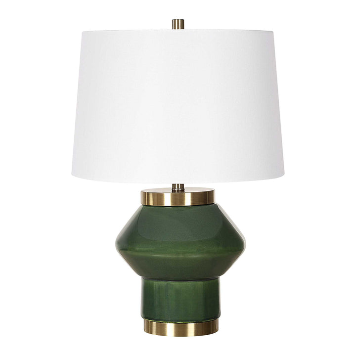 American Home Furniture Uttermost Tayson Jade Green Table Lamp