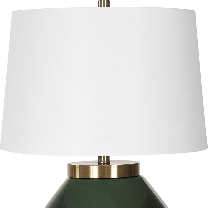 American Home Furniture Uttermost Tayson Jade Green Table Lamp