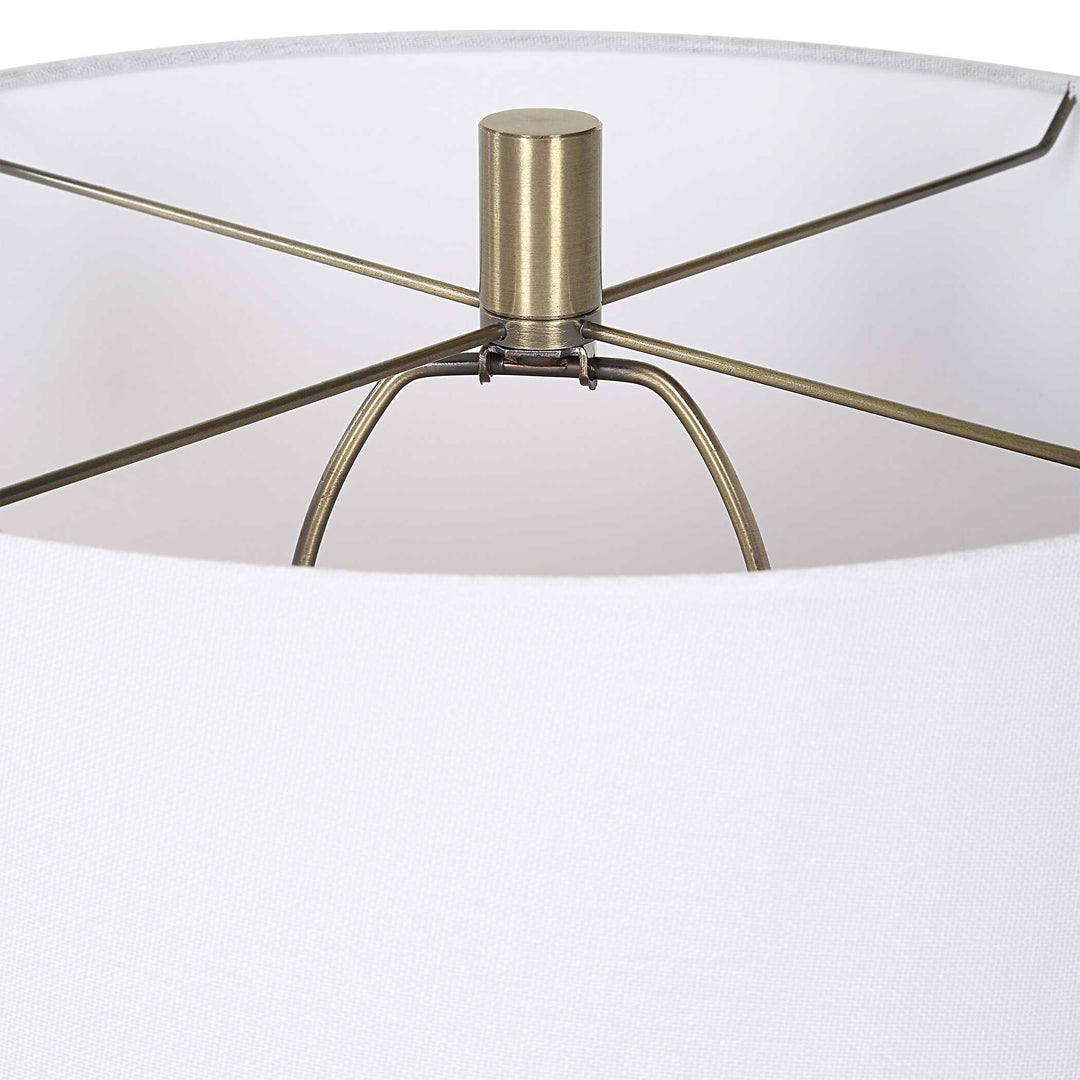 American Home Furniture Uttermost Tayson Jade Green Table Lamp