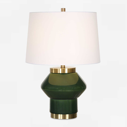 American Home Furniture Uttermost Tayson Jade Green Table Lamp
