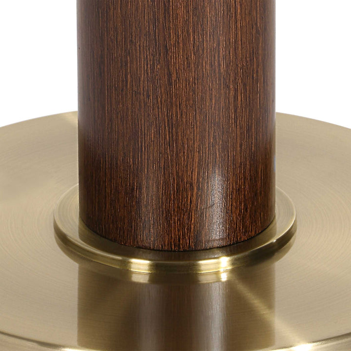 American Home Furniture Uttermost Stacked Wooden Floor Lamp