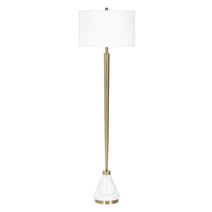 American Home Furniture Uttermost Curran Tapered Metal Floor Lamp