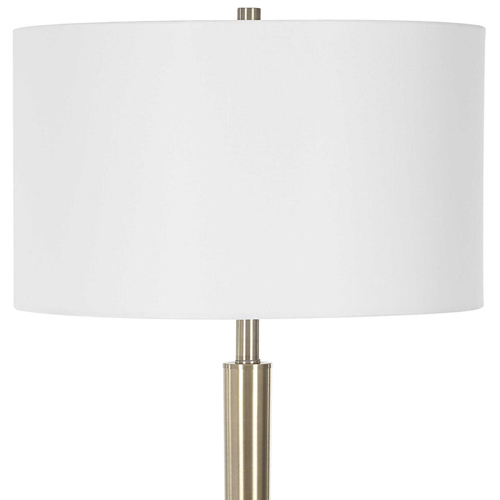 American Home Furniture Uttermost Curran Tapered Metal Floor Lamp