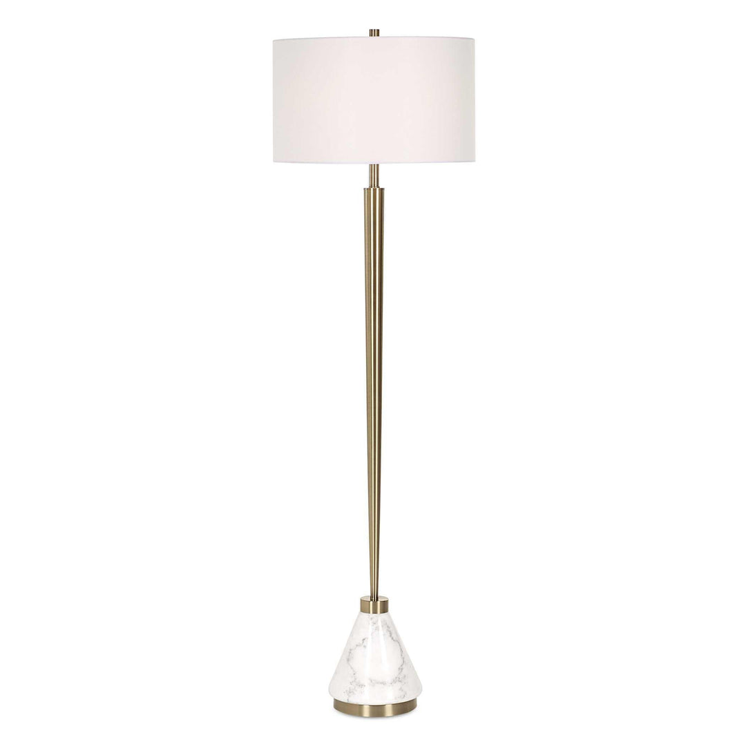 Curran Tapered Metal Floor Lamp - AmericanHomeFurniture