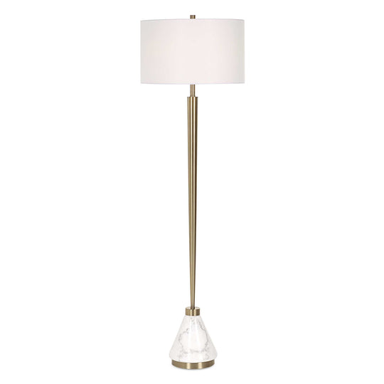 American Home Furniture Uttermost Curran Tapered Metal Floor Lamp