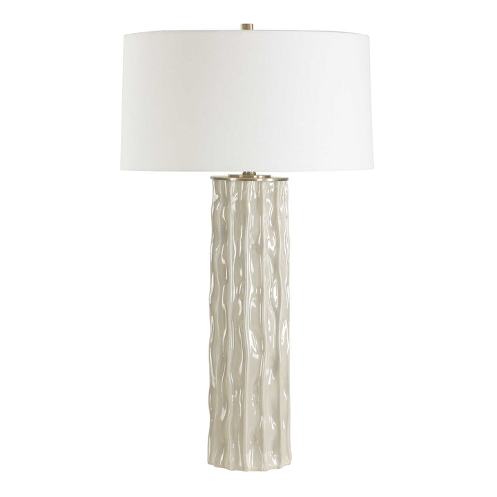 American Home Furniture Uttermost Parilli Taupe Gray Table Lamp