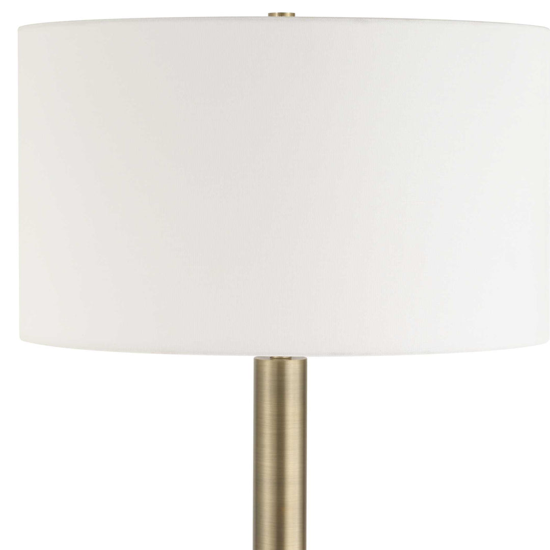 American Home Furniture Uttermost Hudson Gold Floor Lamp
