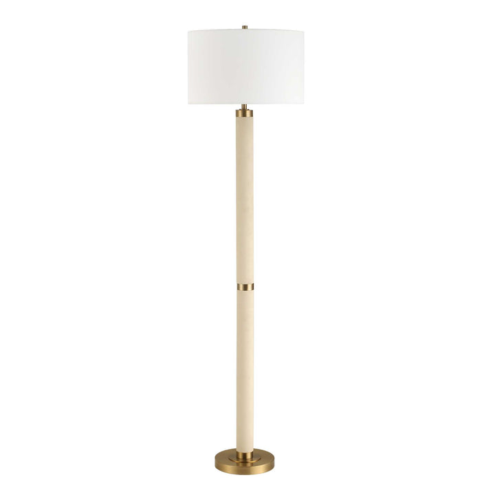 American Home Furniture Uttermost Wessex White Floor Lamp