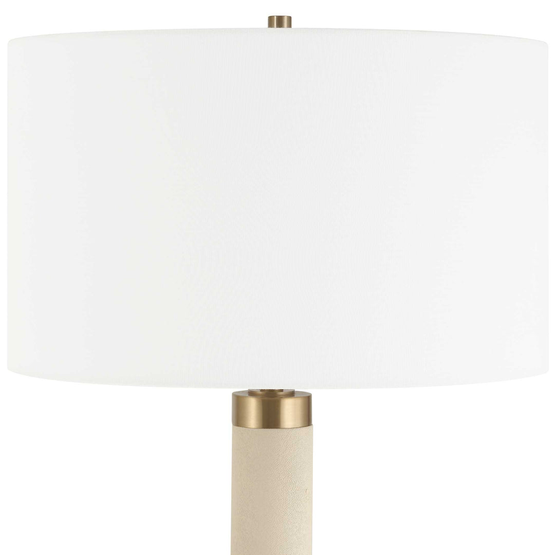 American Home Furniture Uttermost Wessex White Floor Lamp