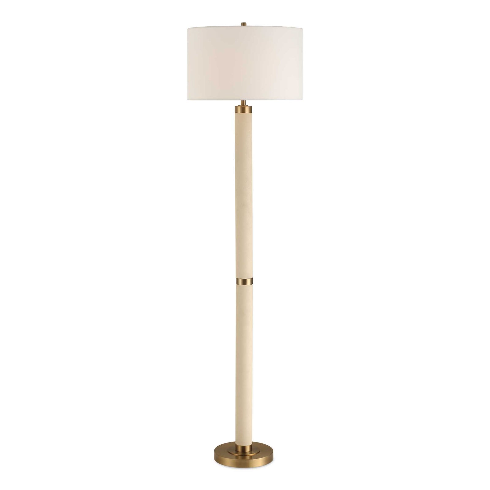 American Home Furniture Uttermost Wessex White Floor Lamp
