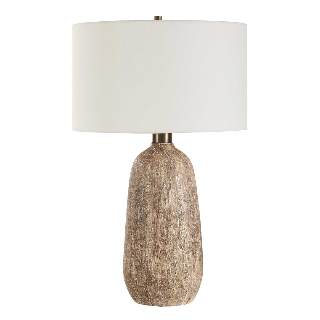 American Home Furniture Uttermost Napier Earthy Brown Table Lamp