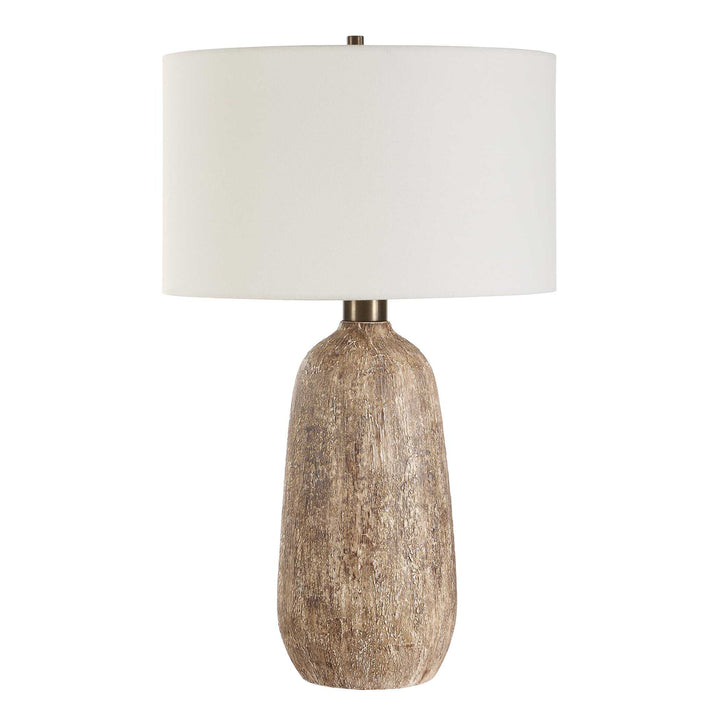 American Home Furniture Uttermost Napier Earthy Brown Table Lamp