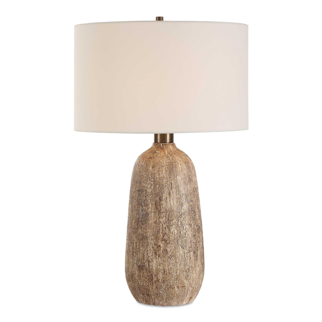 Napier Earthy Brown Table Lamp - AmericanHomeFurniture