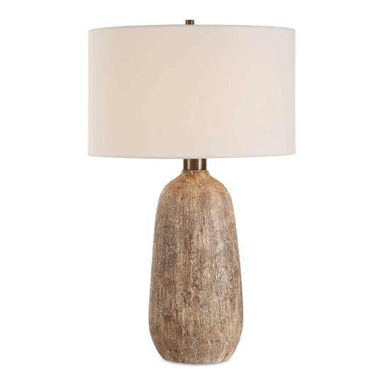 American Home Furniture Uttermost Napier Earthy Brown Table Lamp