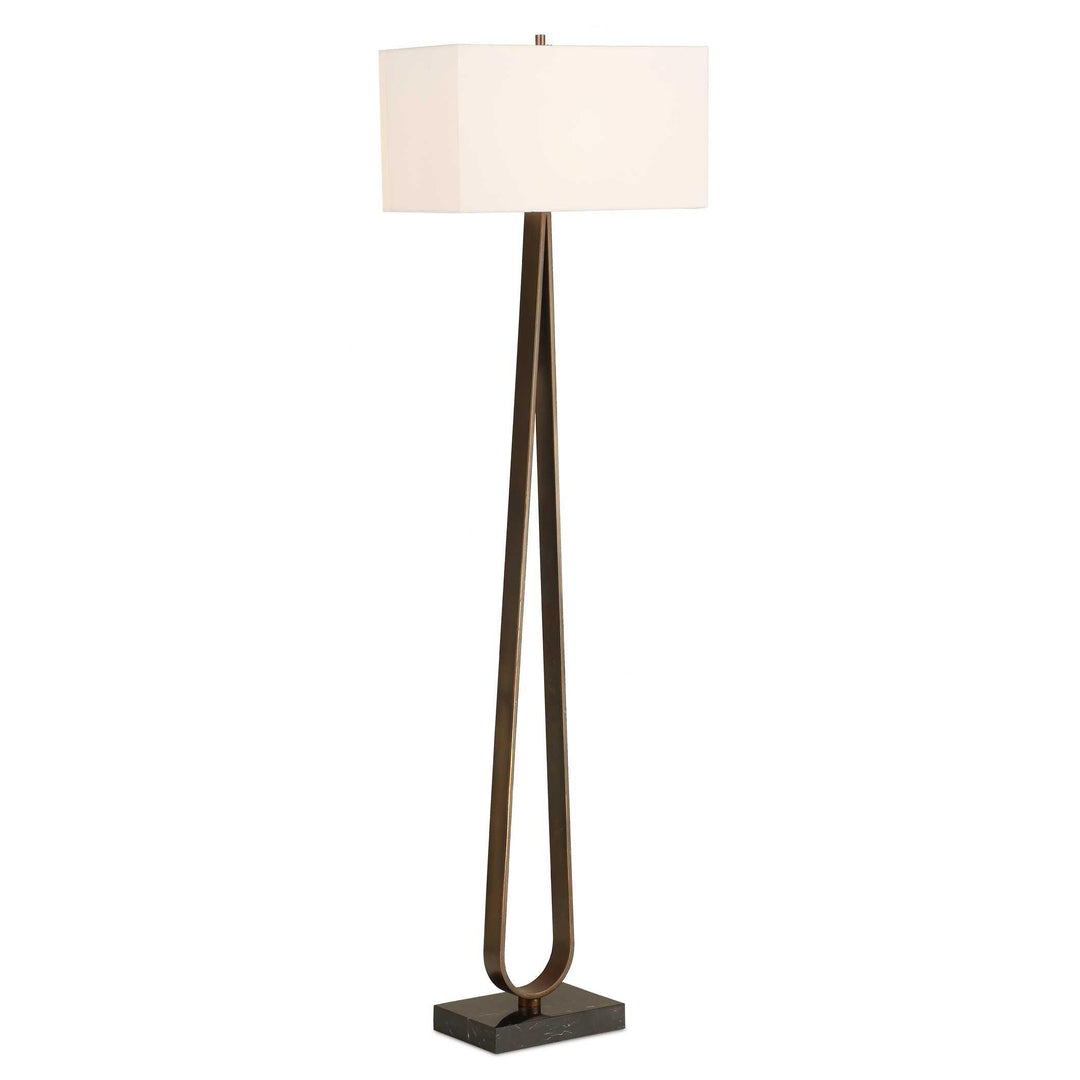 Galloway Minimalist Bronze Floor Lamp - AmericanHomeFurniture