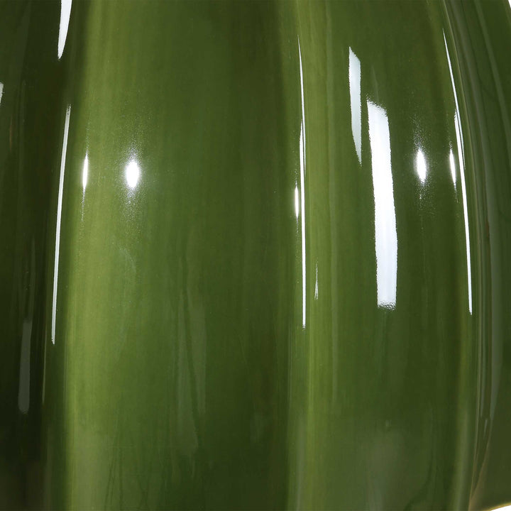 American Home Furniture Uttermost Renna Moss Green Table Lamp