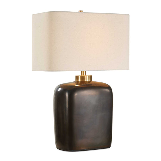American Home Furniture Uttermost Quentin Dark Bronze Table Lamp