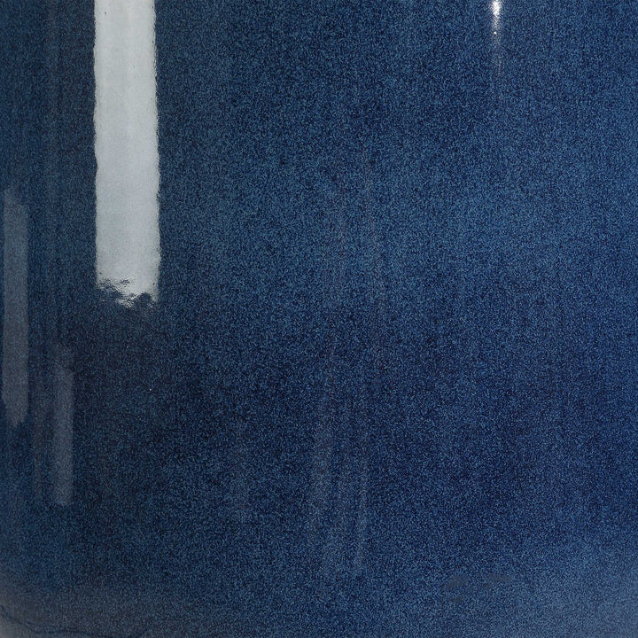 American Home Furniture Uttermost Brae Blue Glaze Table Lamp