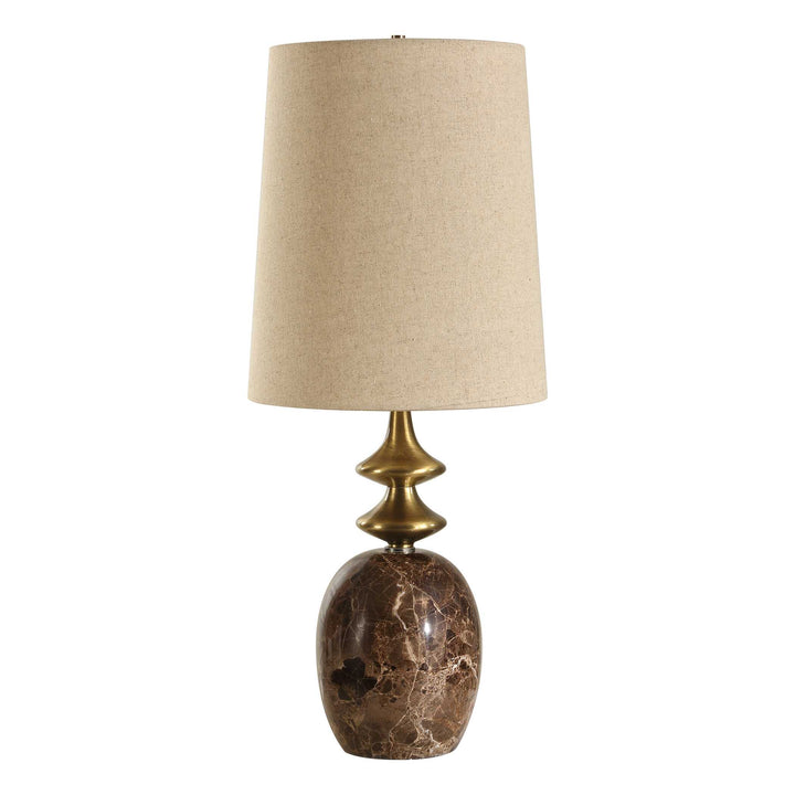 American Home Furniture Uttermost Percy Brown Marble Buffet Lamp