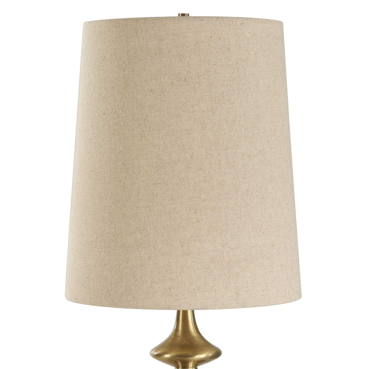 American Home Furniture Uttermost Percy Brown Marble Buffet Lamp