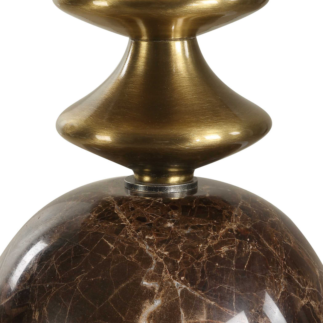 American Home Furniture Uttermost Percy Brown Marble Buffet Lamp