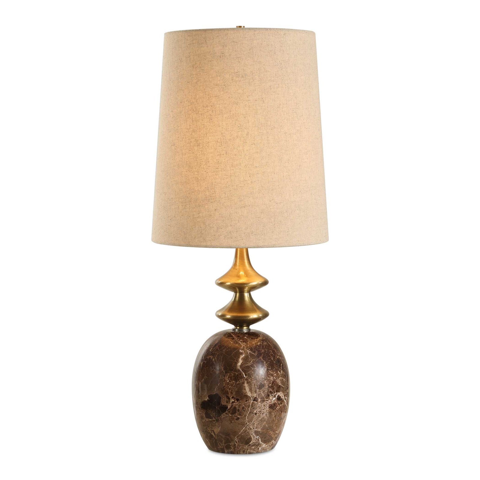 American Home Furniture Uttermost Percy Brown Marble Buffet Lamp