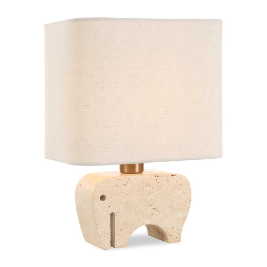 American Home Furniture Uttermost Tusk Travertine Accent Lamp