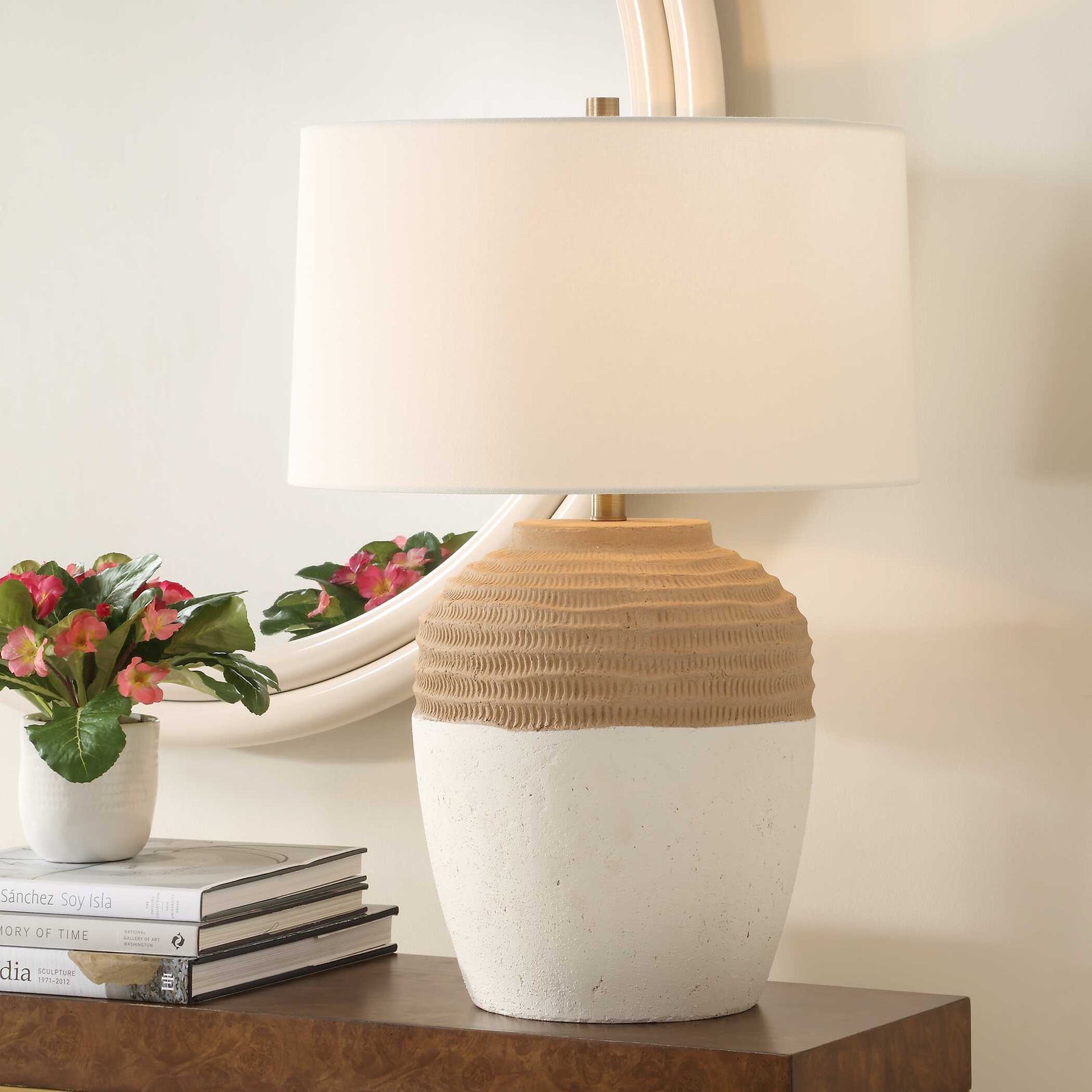 American Home Furniture Uttermost Bellaby Terracotta Table Lamp
