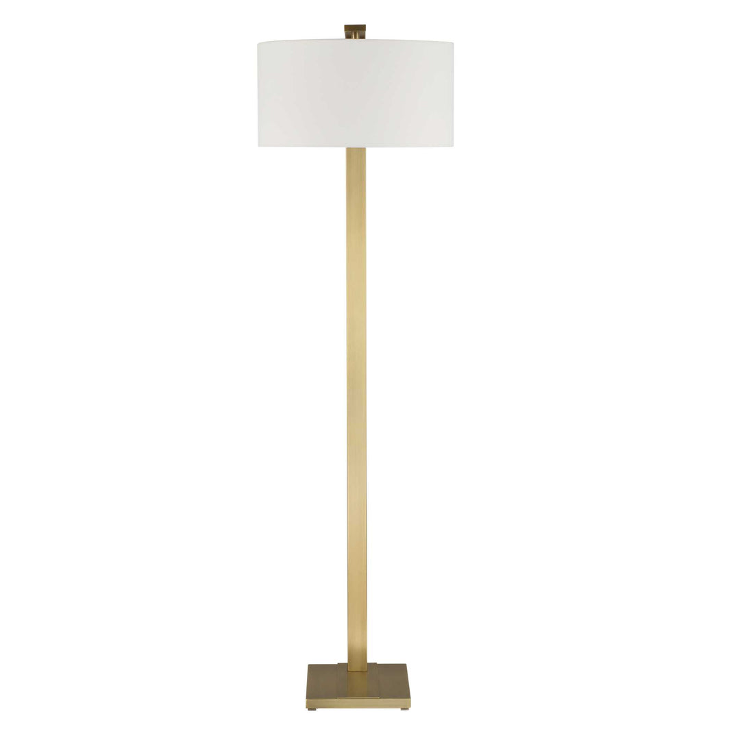 American Home Furniture Uttermost Laight Antique Brass Floor Lamp