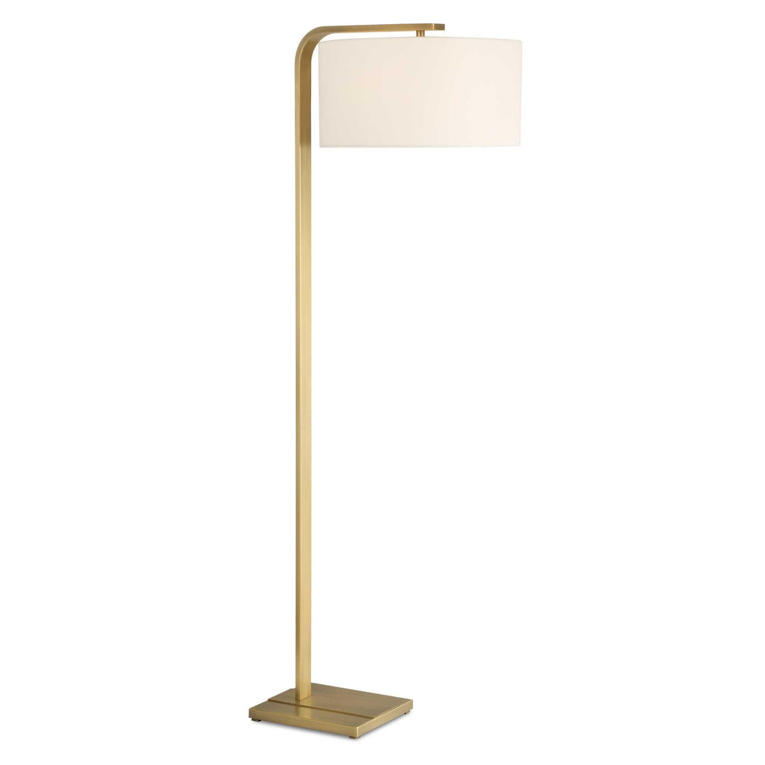 Laight Antique Brass Floor Lamp - AmericanHomeFurniture