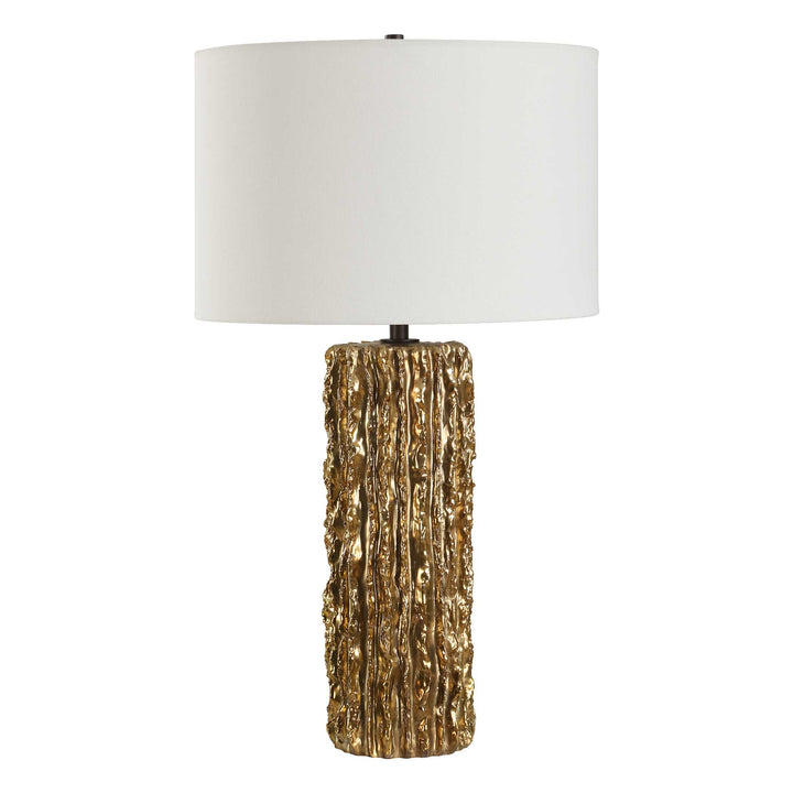 American Home Furniture Uttermost Echo Golden Table Lamp